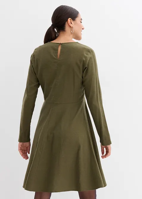 Robe en flanelle 100% coton, bonprix