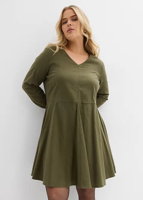 Robe en flanelle 100% coton, bonprix