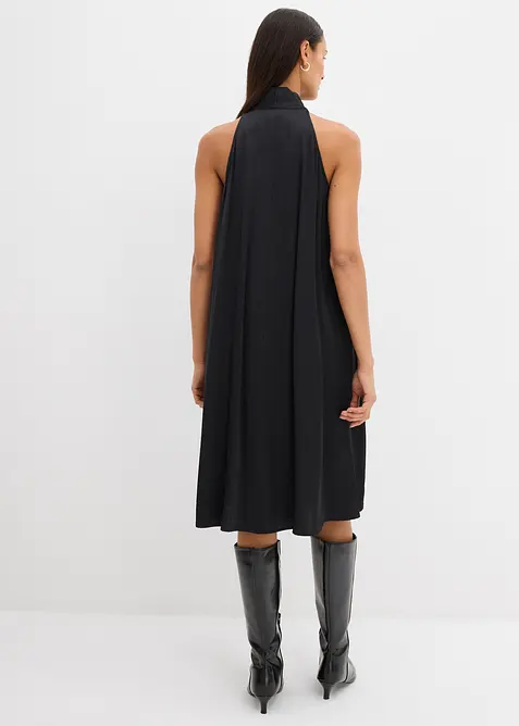 Robe courte en satin de viscose mélangée, bonprix