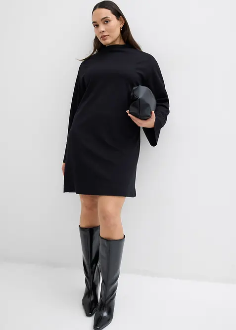 Robe-veste en Punto di Roma, bonprix