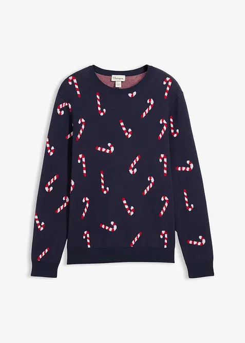 Pull de Noël doux en fine maille, bonprix