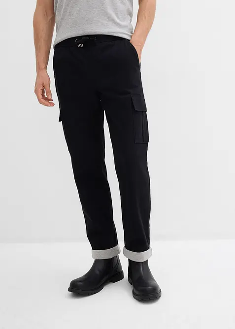 Pantalon jogger chaud et loose, fuselé, bonprix