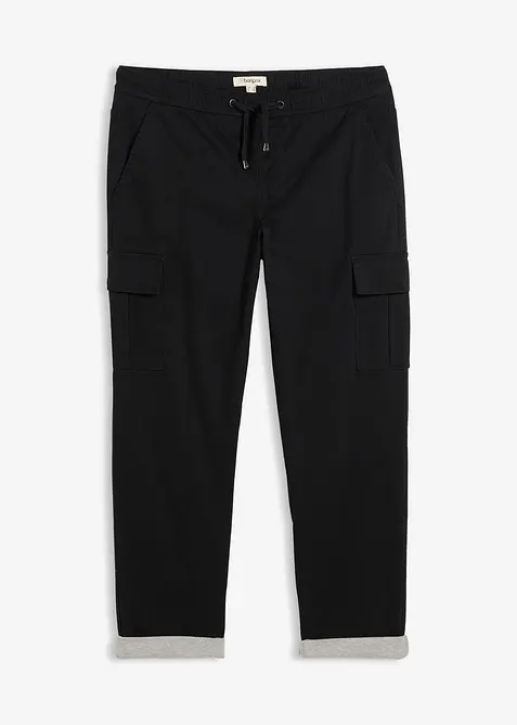 Pantalon jogger chaud et loose, fuselé, bonprix