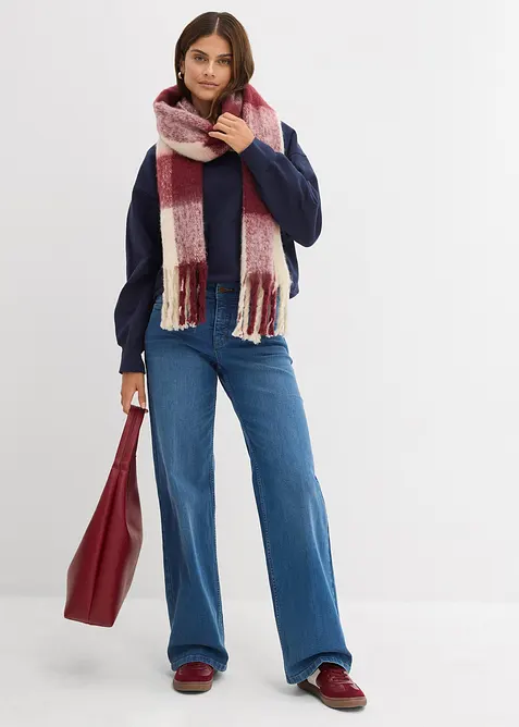 Jean droit taille mi-haute, bonprix