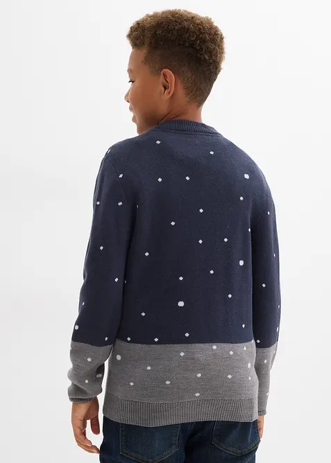Pull de Noël en fine maille, bonprix