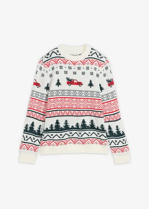 Pull de Noël en fine maille, bonprix