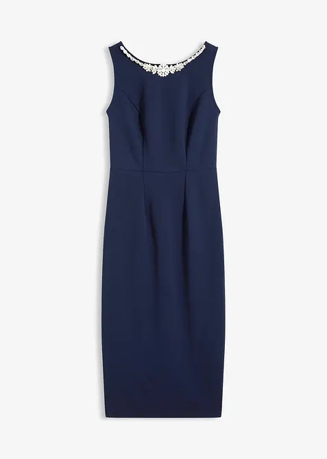 Robe cocktail avec strass, bonprix