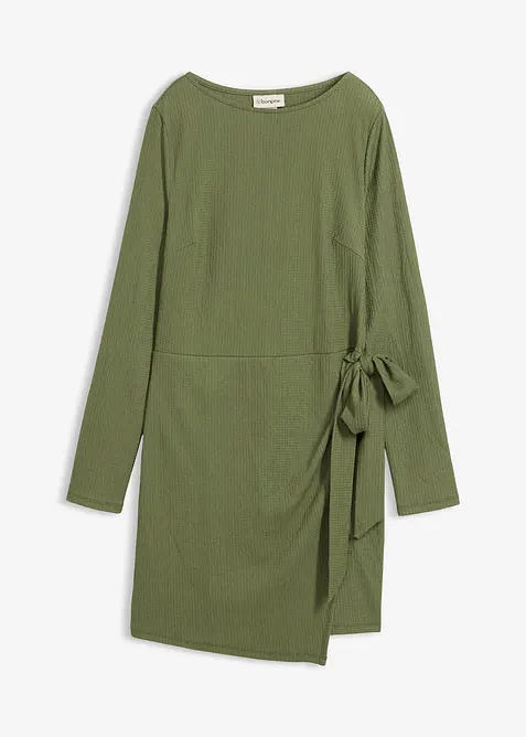 Robe en jersey crêpe, bonprix