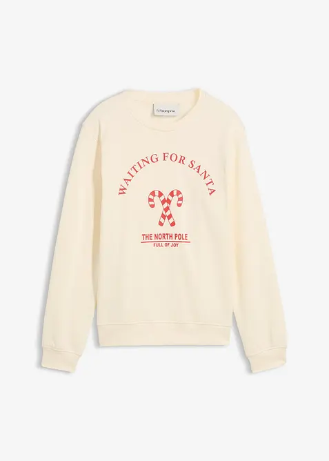 Sweat-shirt 100% coton, bonprix