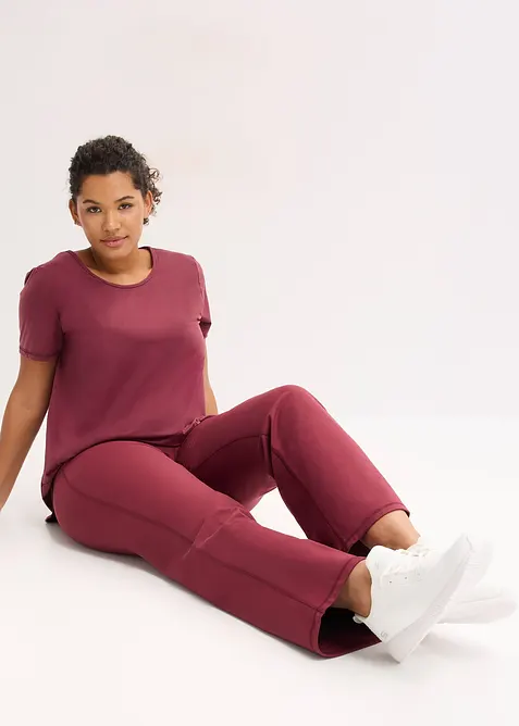 Pantalon de sport doux et thermique, jambe droite, bonprix