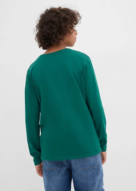 T-shirt manches longues Snoopy 100% coton à motif de Noël, Peanuts