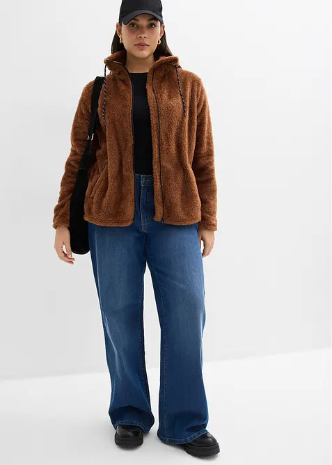 Veste en polaire peluche, bonprix