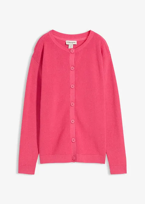 Gilet en fine maille, col rond, bonprix