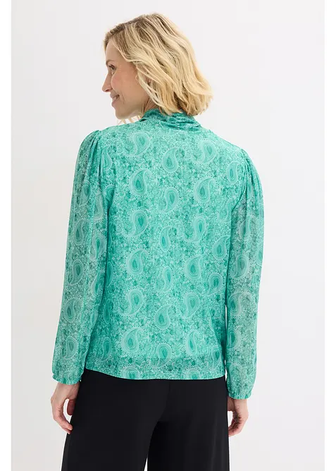 Top manches longues en mesh fin, bonprix