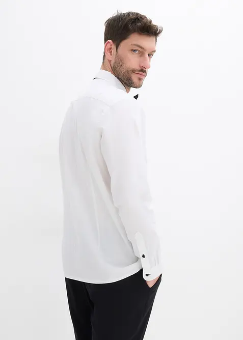 Chemise regular 100% coton et nœud papillon (ens. 2 pces), bonprix