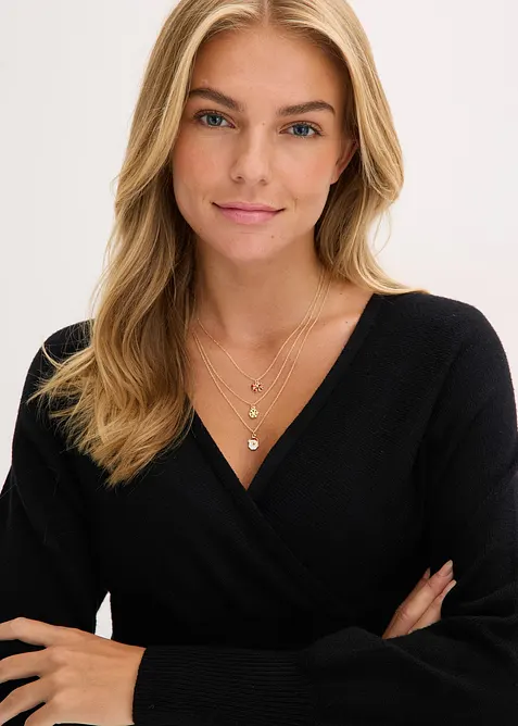 Colliers (ens. 3 pces), bonprix