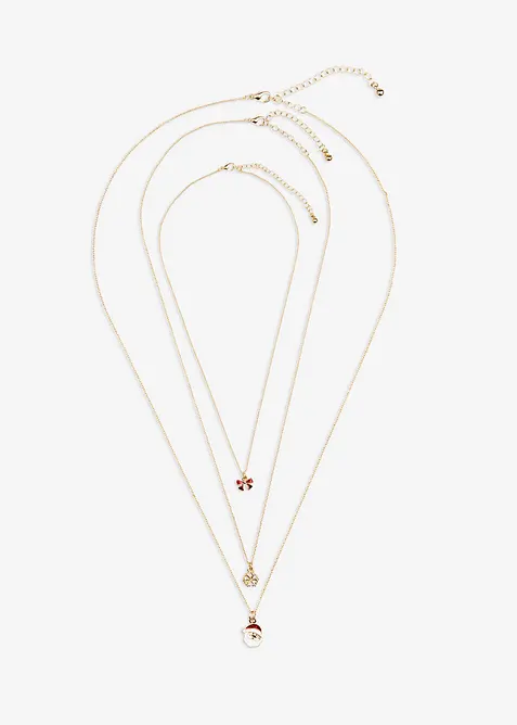 Colliers (ens. 3 pces), bonprix