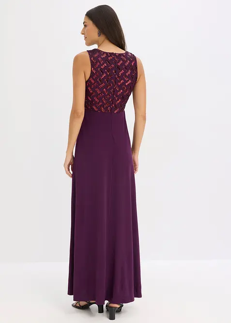 Robe longue brodée de sequins, bonprix