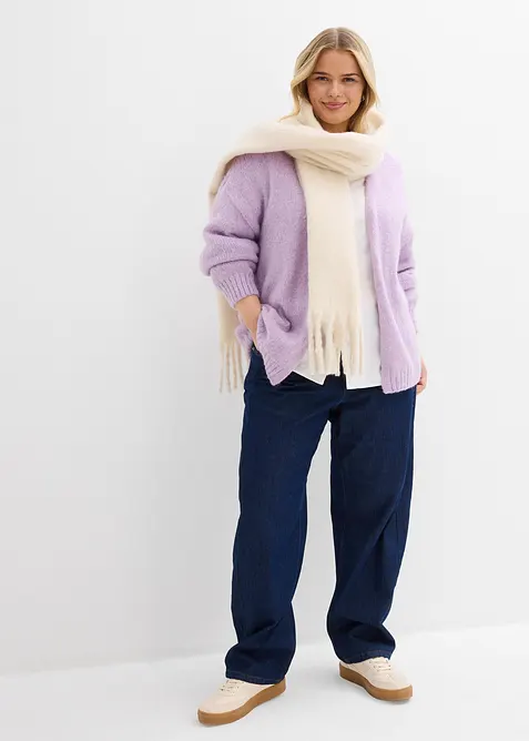 Gilet en grosse maille oversize, bonprix