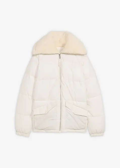 Doudoune avec col à doublure peluche, bonprix