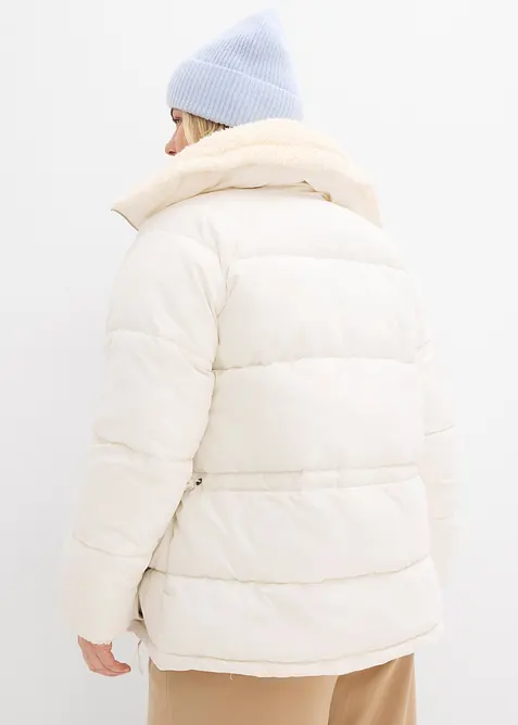 Doudoune avec col &agrave; doublure peluche, bonprix