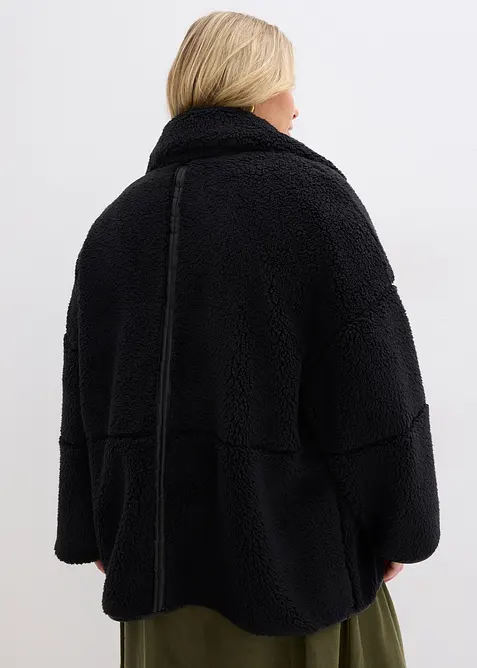 Veste oversize en polaire peluche, bonprix