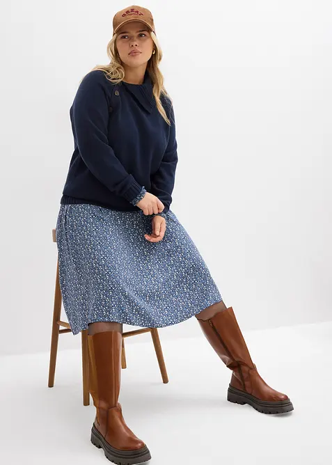 Pull asym&eacute;trique, bonprix