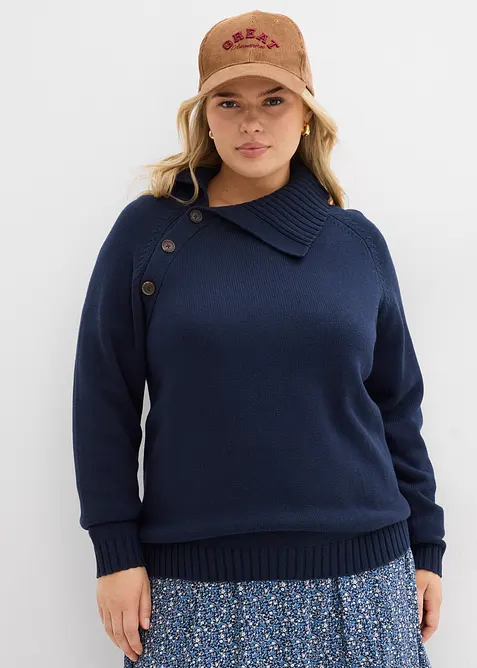 Pull asym&eacute;trique, bonprix