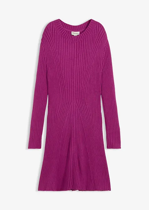 Robe courte en maille douce, bonprix