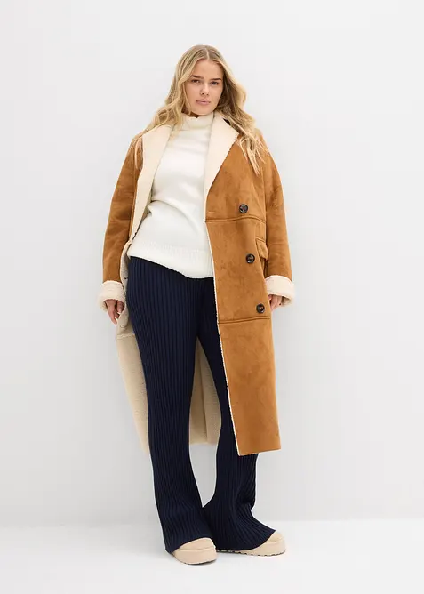 Pantalon en maille douce, bonprix