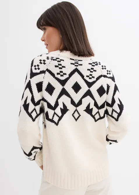 Pull norvégien oversize, bonprix