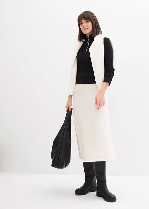 T-shirt c&ocirc;tel&eacute; doux, bonprix