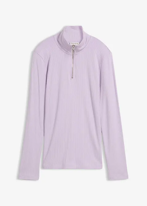 T-shirt côtelé doux, bonprix