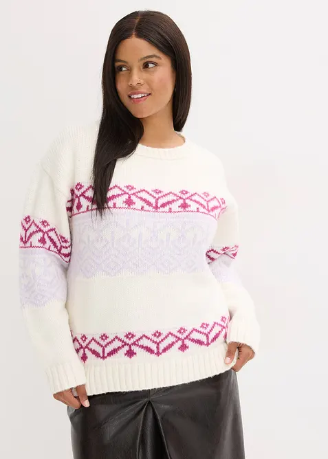 Pull &agrave; motif norv&eacute;gien, bonprix