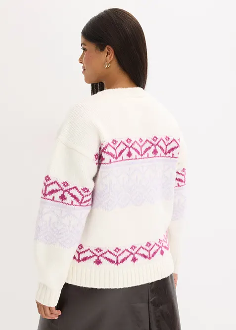 Pull &agrave; motif norv&eacute;gien, bonprix
