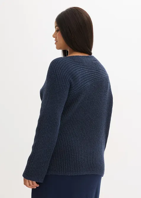 Pull oversize c&ocirc;tel&eacute;, bonprix