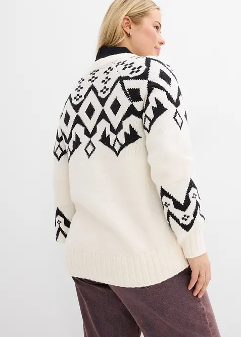 Pull norvégien oversize, bonprix