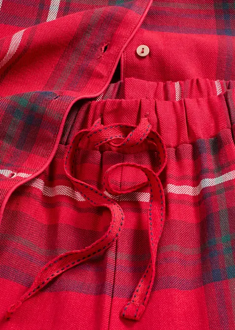 Pyjama en douce flanelle de coton avec pochette cadeau, bonprix