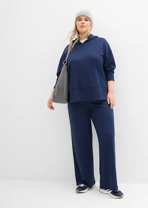 Sweat &agrave; capuche en jersey milano confortable, bonprix