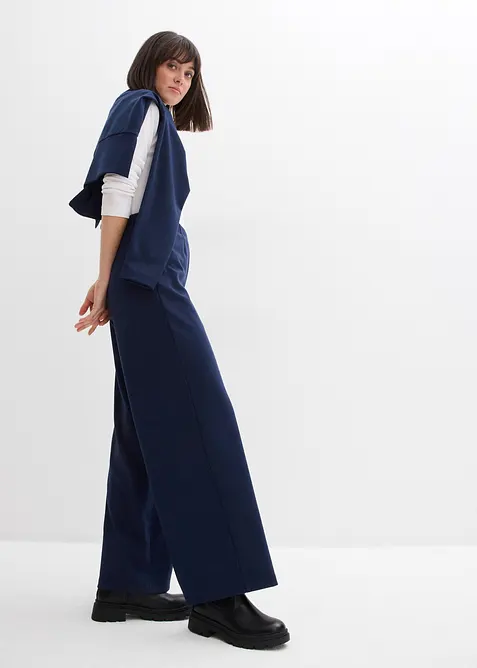 Pantalon large et confortable en Punto di Roma, bonprix