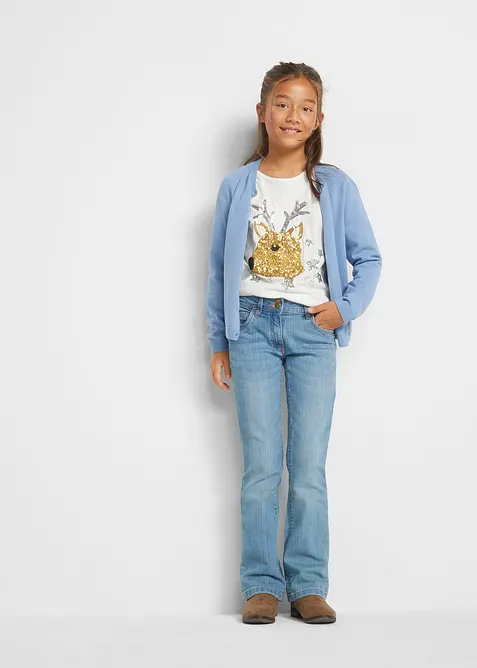 T-shirt manches longues 100% coton, bonprix