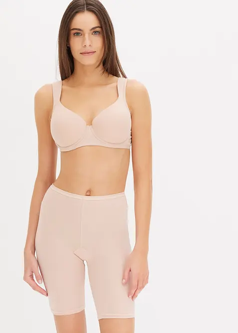 Lot de 2 soutiens-gorge coton &agrave; coques et armatures, bonprix