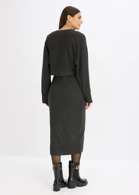 Ensemble 2 pi&egrave;ces en maille, bonprix