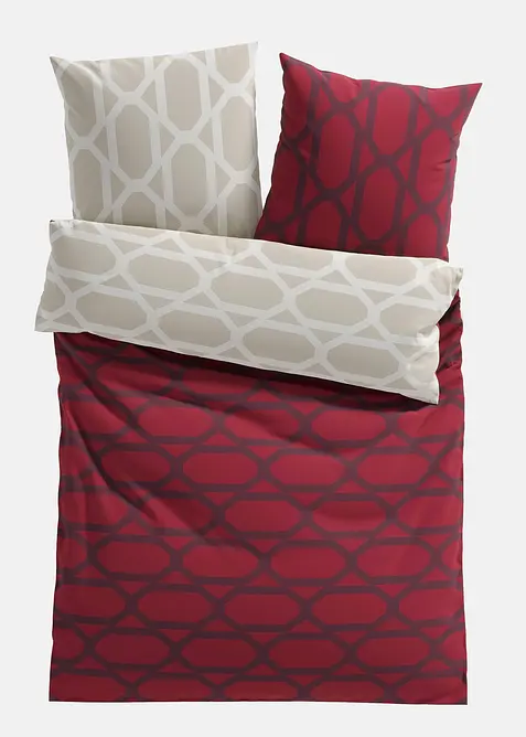 Parure de lit réversible à imprimé graphique, bonprix