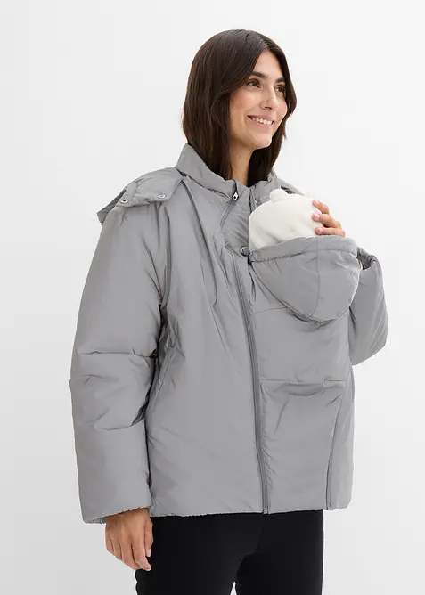 Doudoune de grossesse 3-en-1 réfléchissante avec fonction portage, bonprix