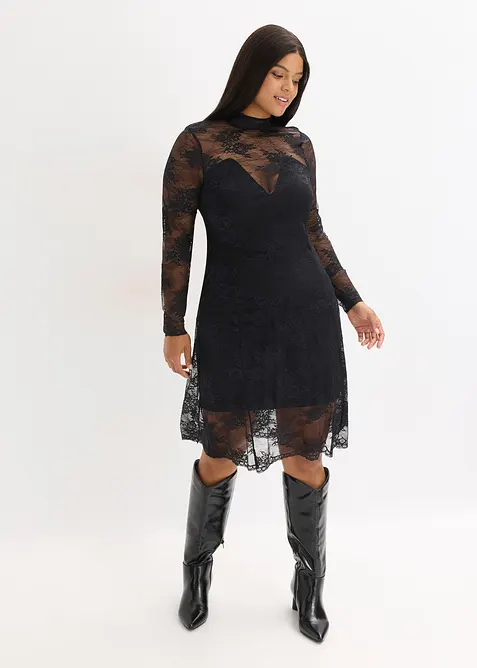 Robe à dentelle, bonprix