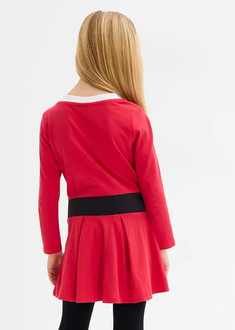 Robe de Noël fille en jersey, bonprix