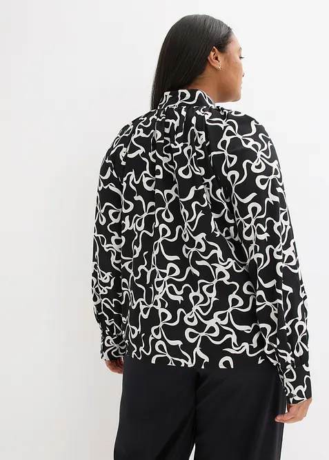 Chemisier à col lavallière, bonprix