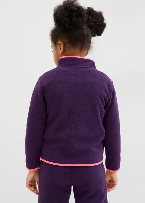 Pull polaire doux avec détails contrastants, bonprix