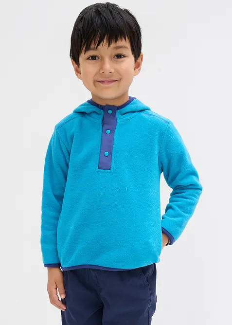 Pull polaire doux à capuche, bonprix
